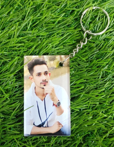Customized Photo Acrylic Keychain – Premium Gloss Finish