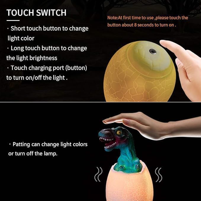 3D DINOSAURS LIGHT WITH REMOTE