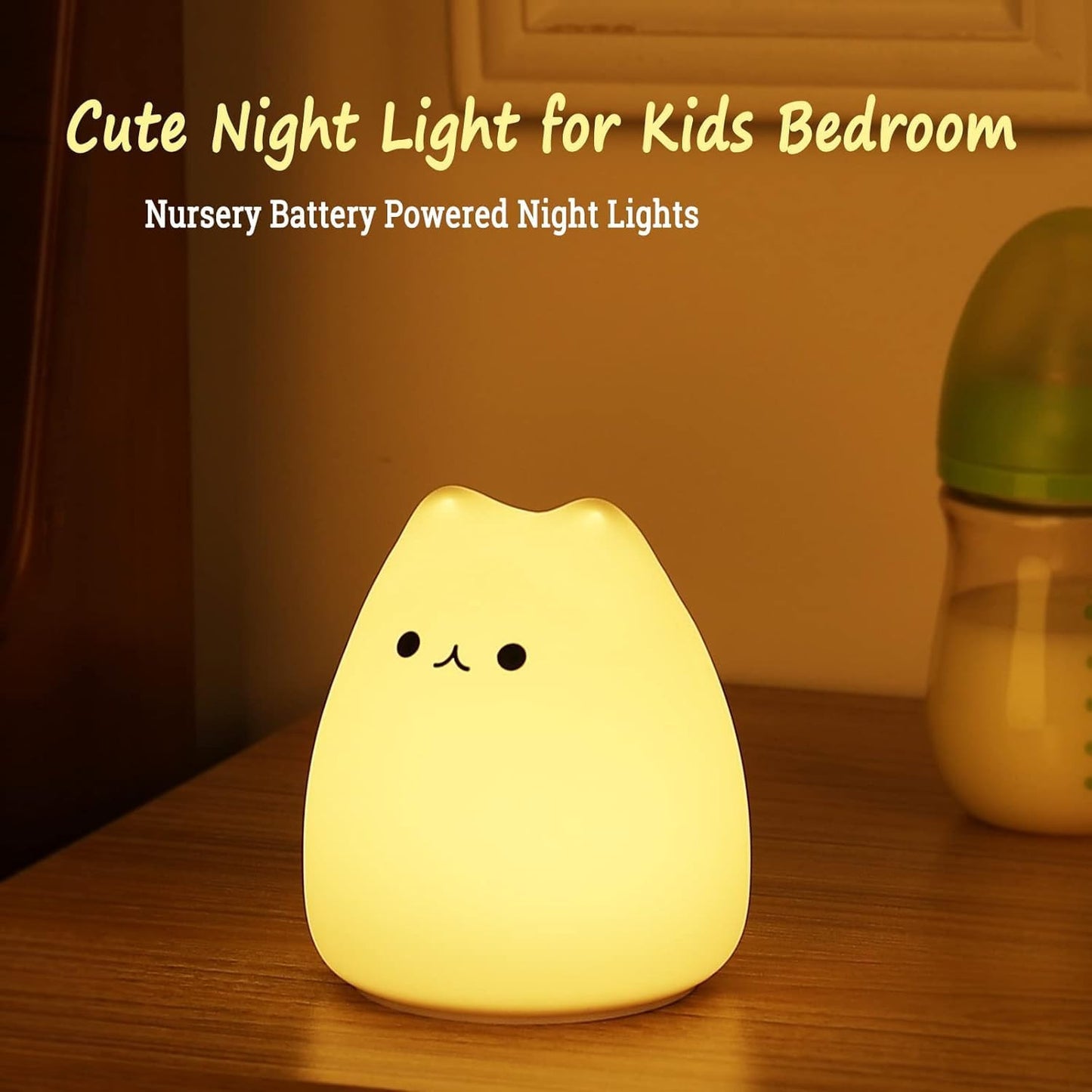 SILICONE CAT NIGHT LIGHT