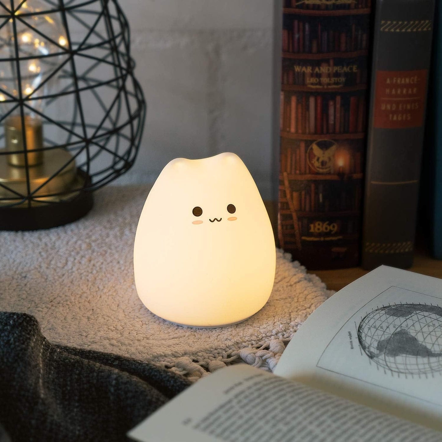 SILICONE CAT NIGHT LIGHT