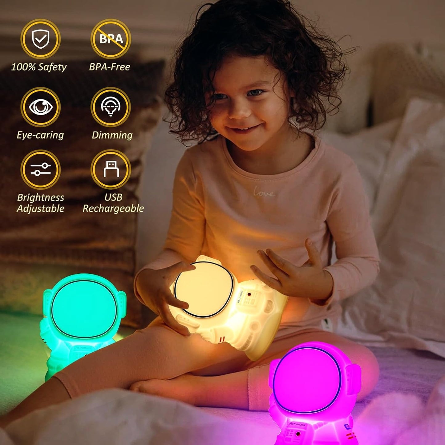 ASTRONUT SILICONE NIGHT LIGHT