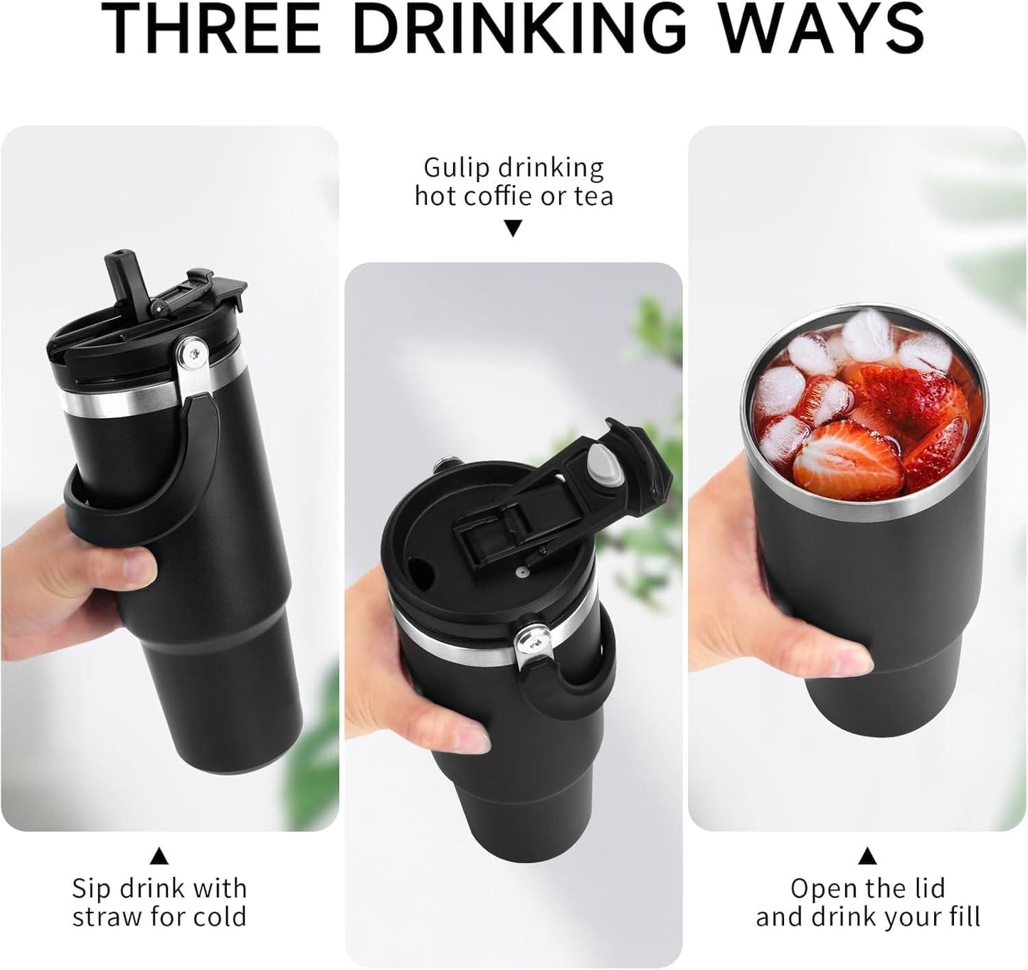 VACUUM THERMOS TUMBLER BOTTLE (890 ML)