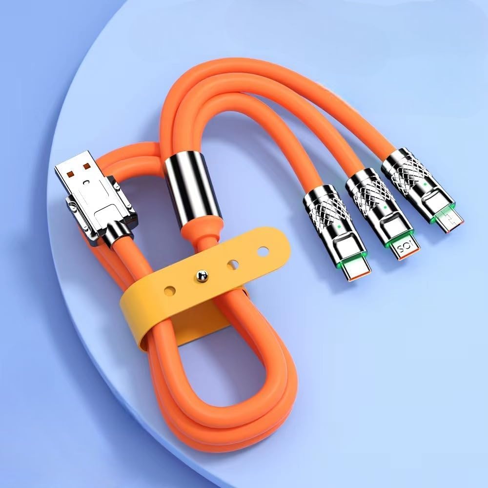 3 In 1 Fast Charging Data Cable,120W