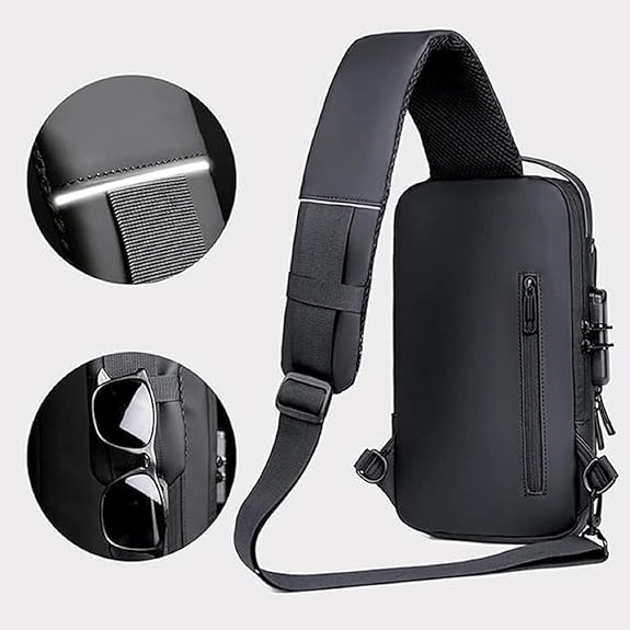 USB Sling Chest Bag