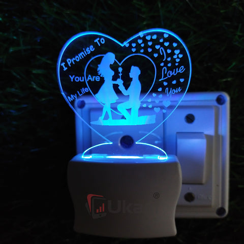 I Promise to You Are My Life Design Led Lamp