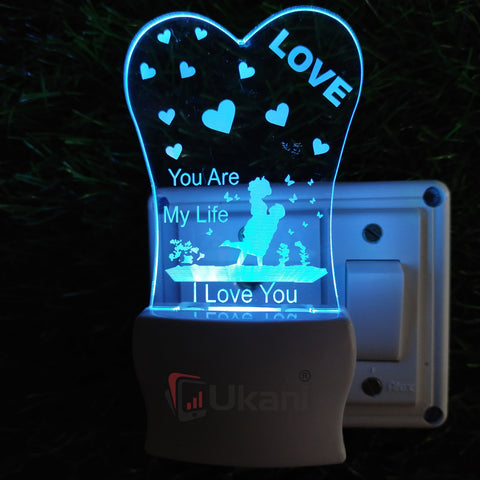 You Are My Life Love Design Led Lamp