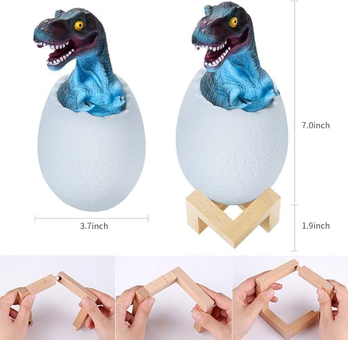 3D DINOSAURS LIGHT WITH REMOTE