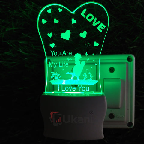 You Are My Life Love Design Led Lamp