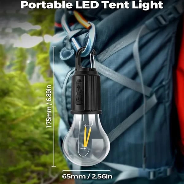 Unbreakable Hanging Clip Bulb Portable & Rechargeable