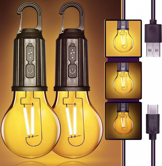 Unbreakable Hanging Clip Bulb Portable & Rechargeable