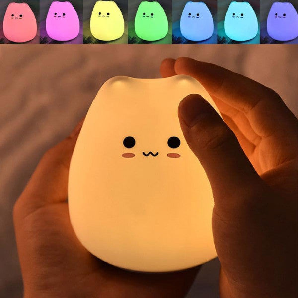 SILICONE CAT NIGHT LIGHT