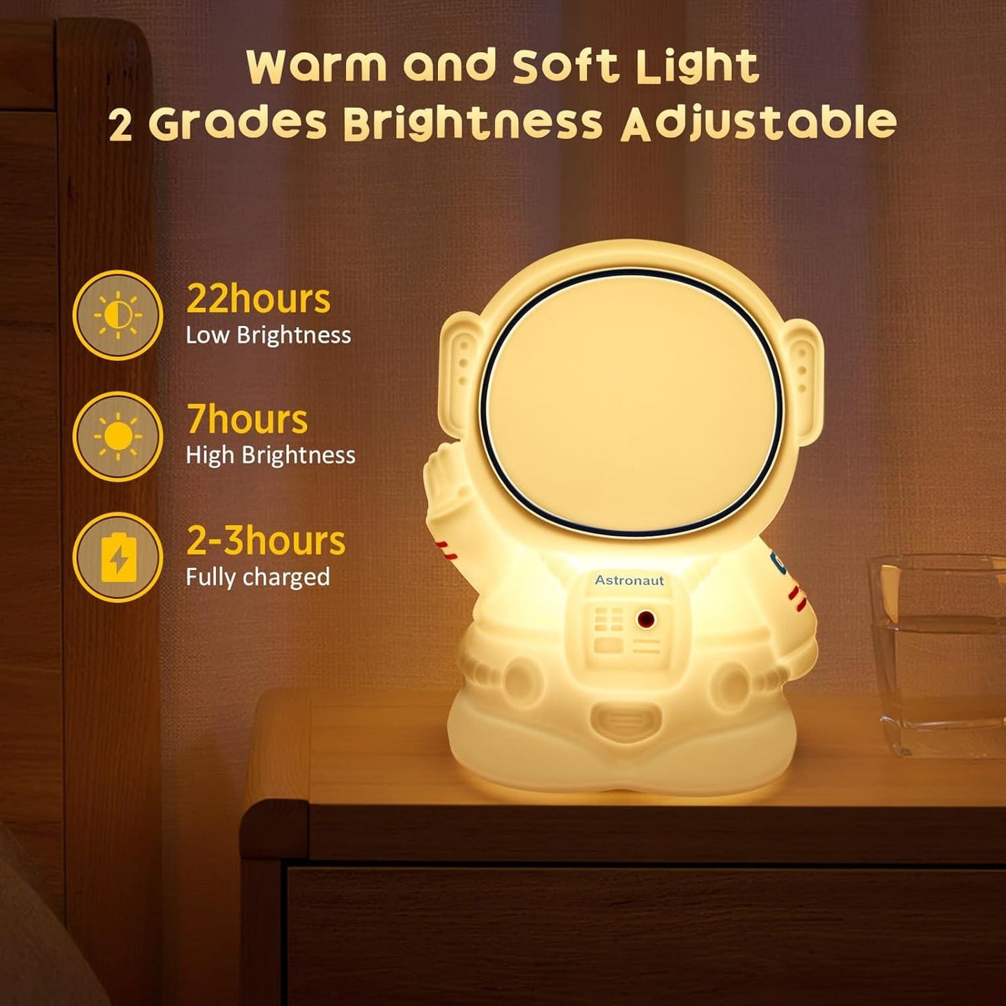 ASTRONUT SILICONE NIGHT LIGHT