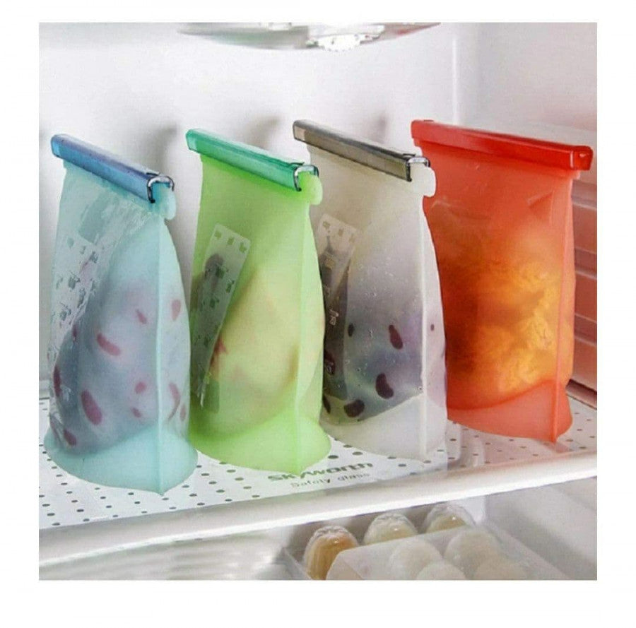 1000 ML SILICON BAG ( 3 PIECE)IDEAL FOR EASY AND ORGANIZED STORAGE