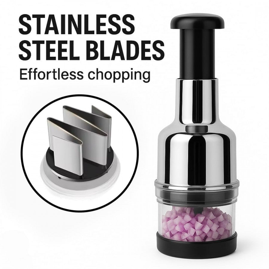 ONION GARLIC HAND PRESS CHOPPER