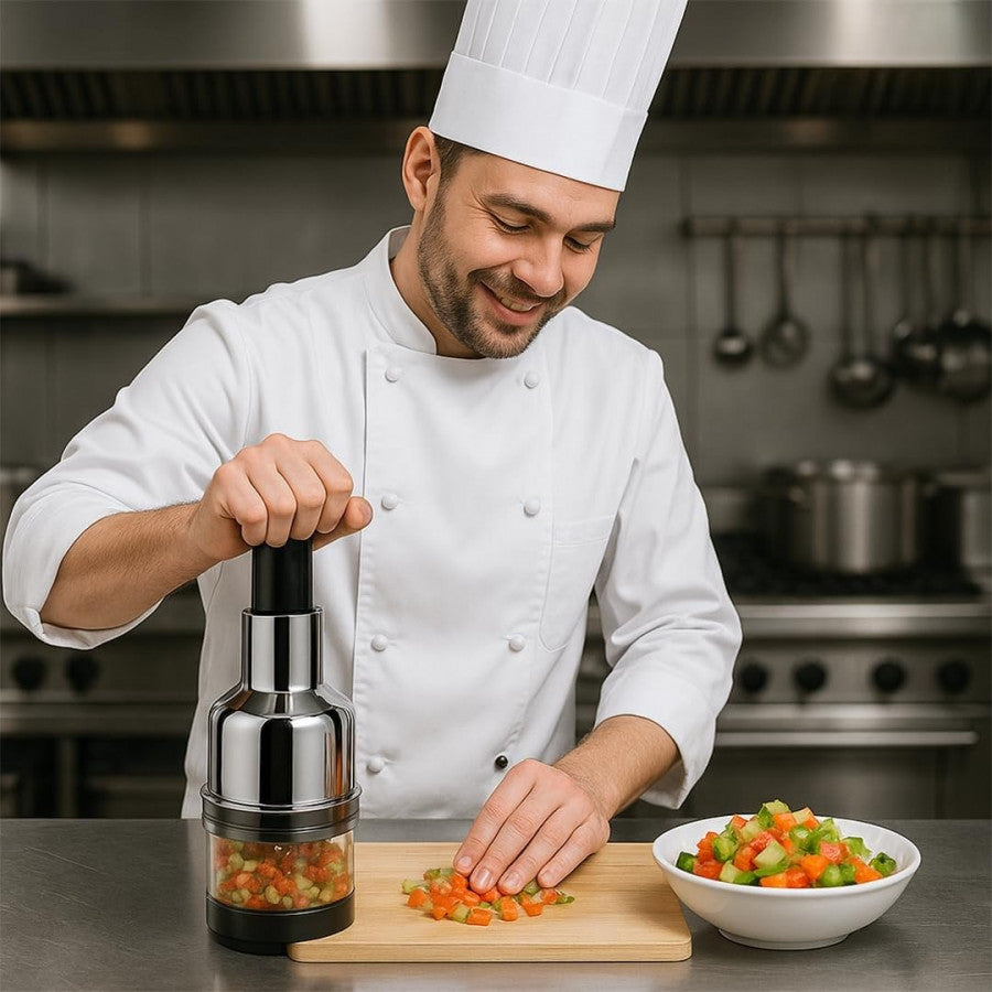 ONION GARLIC HAND PRESS CHOPPER