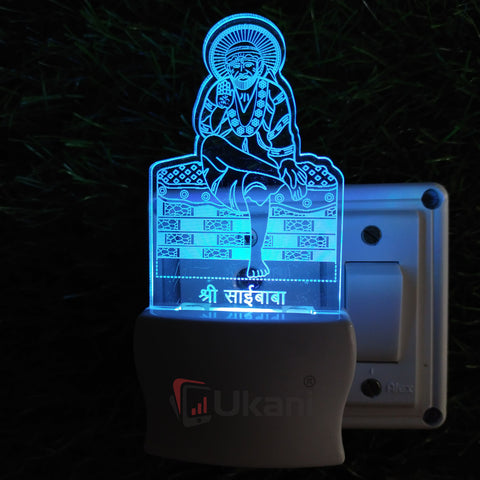Sai Baba Design Led Lamp