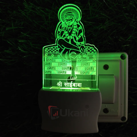 Sai Baba Design Led Lamp